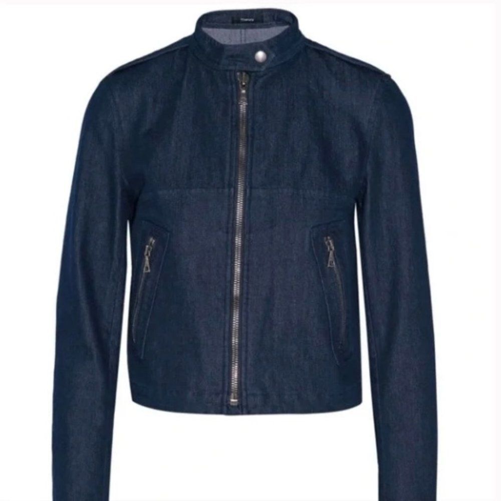 Theory Denim Moto Jacket​​​​